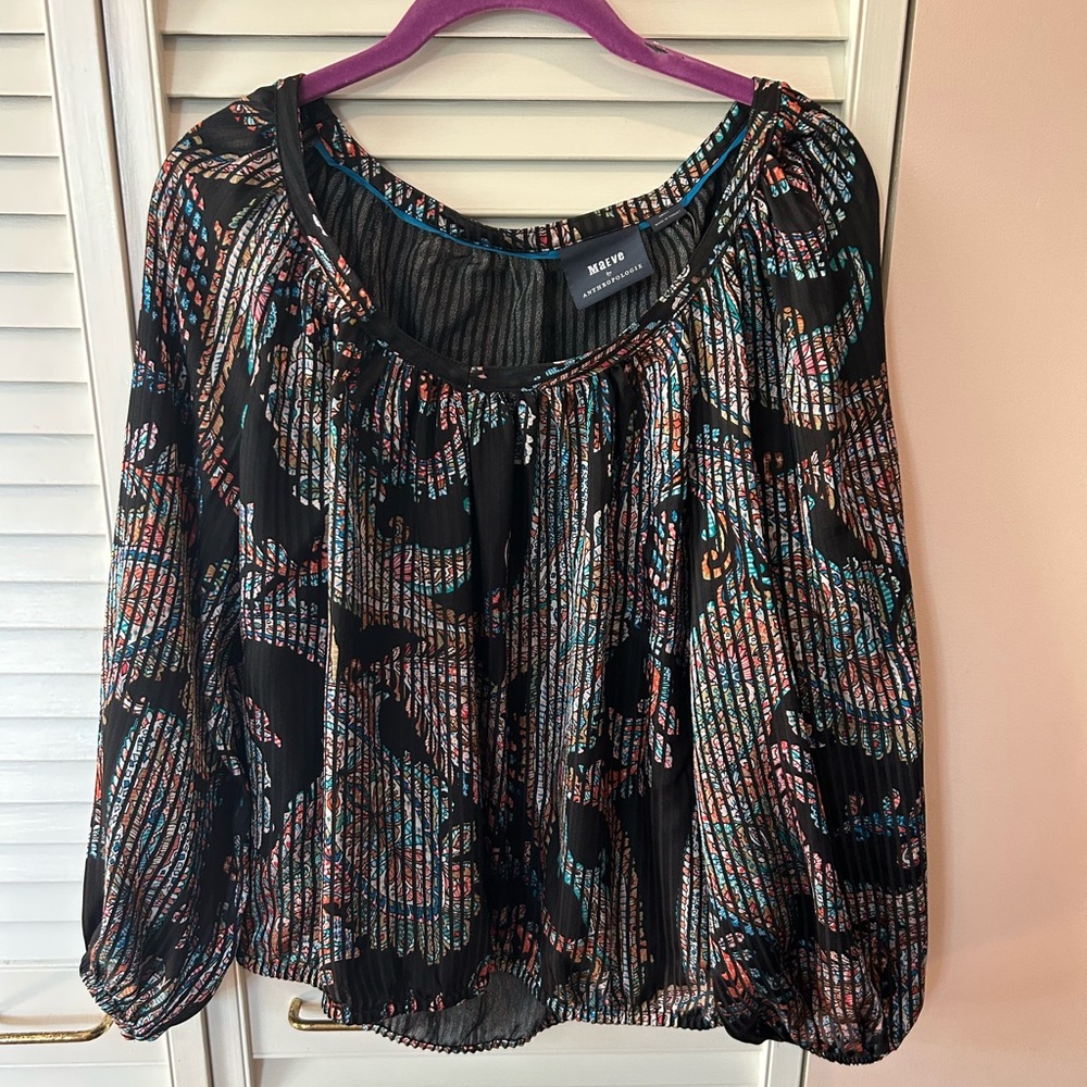 Black and paisley Mâeve by Anthropologie